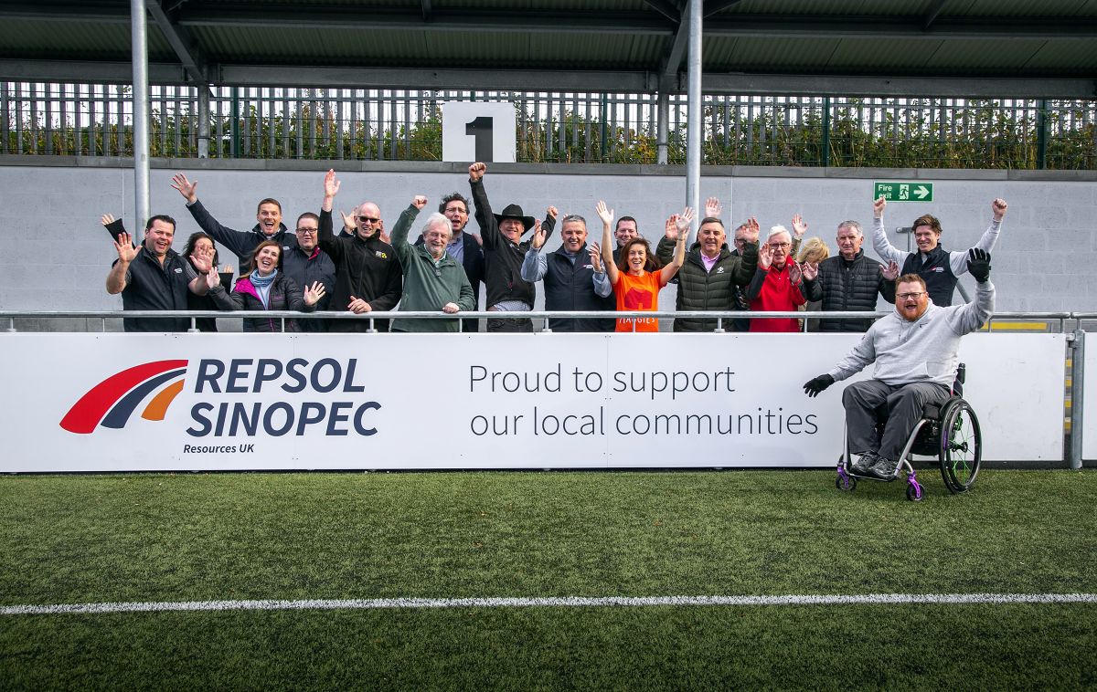 Repsol Sinopec Staff With Charity Reps